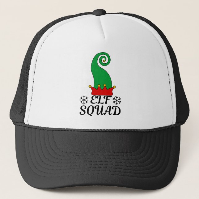 Gorra De Camionero Elf Squad (Anverso)