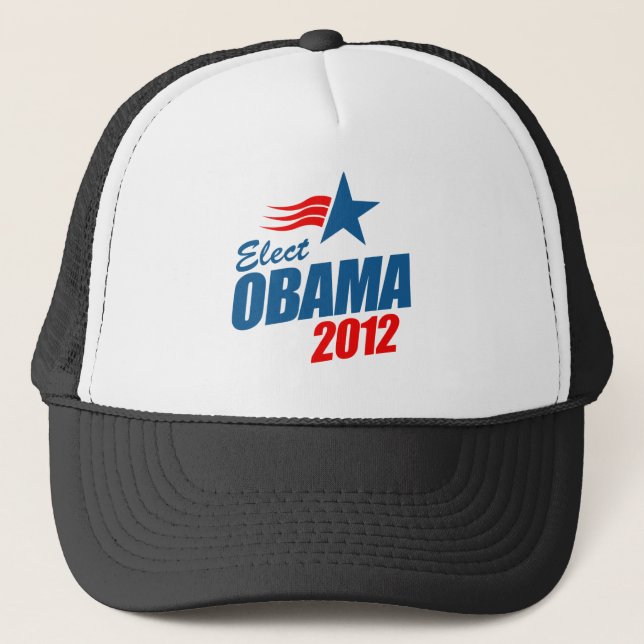 Gorra De Camionero Elija a Obama 2012 (Anverso)