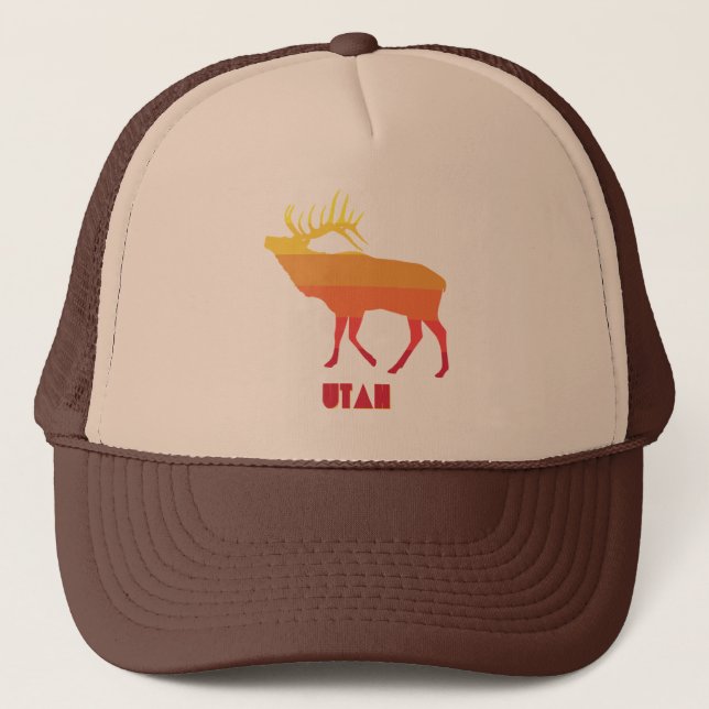 Gorra De Camionero Elk Utah (Anverso)