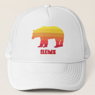 Gorra De Camionero Elkins West Virginia Rainbow Bear