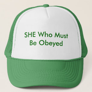 Gorra De Camionero ELLA que MustBe obedeció