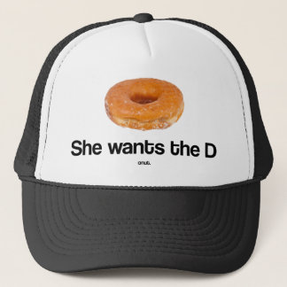 Gorra De Camionero Ella quiere el donut
