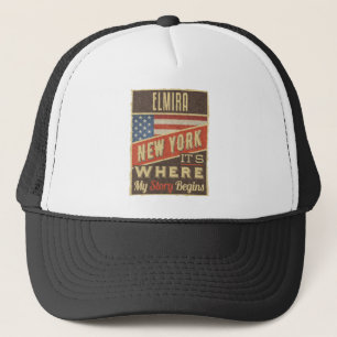 Gorra De Camionero Elmira Nueva York