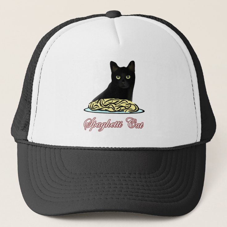 virar escribir una carta dueño Gorra De Camionero Elocuencia del gato de los espaguetis | Zazzle.es