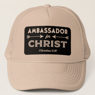 Gorra De Camionero Embajador para el eslogan de las Escrituras de Cri