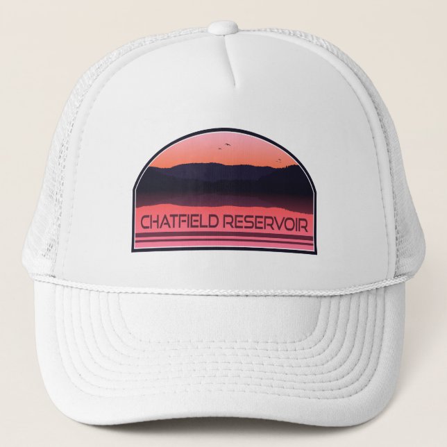 Gorra De Camionero Embalse Chatfield Colorado Red Sunrise (Anverso)