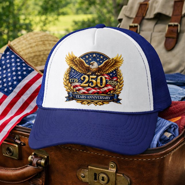 Gorra De Camionero Emblema de Águila Semiquincentenario con Brillo (Subido por el creador)