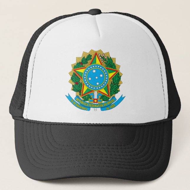 Gorra De Camionero emblema de Brasil (Anverso)