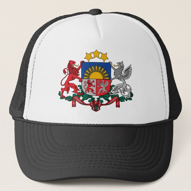 Gorra De Camionero emblema de Letonia (Anverso)