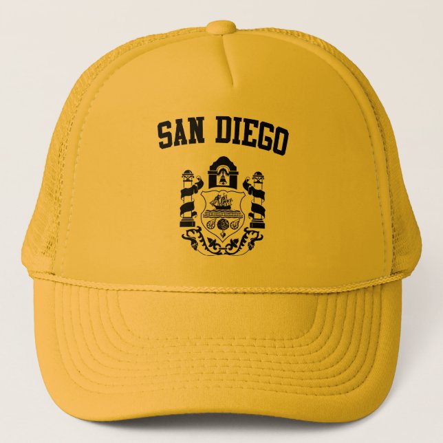 Gorra De Camionero Emblema de San Diego (Anverso)