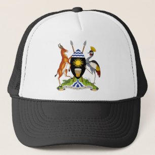 Gorra De Camionero emblema de uganda