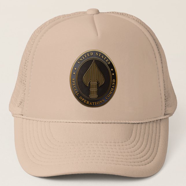 Gorra De Camionero Emblema de USSOCOM (Anverso)