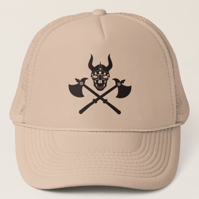 Gorra De Camionero Emblema de viking (Anverso)