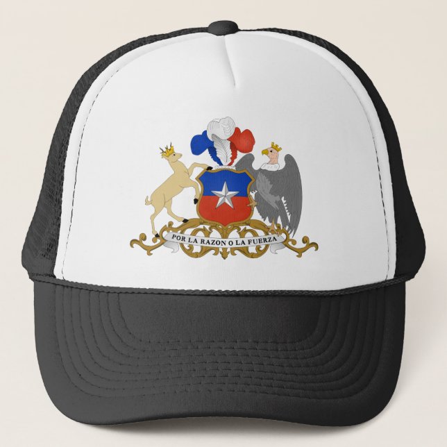 Gorra De Camionero emblema del chile (Anverso)