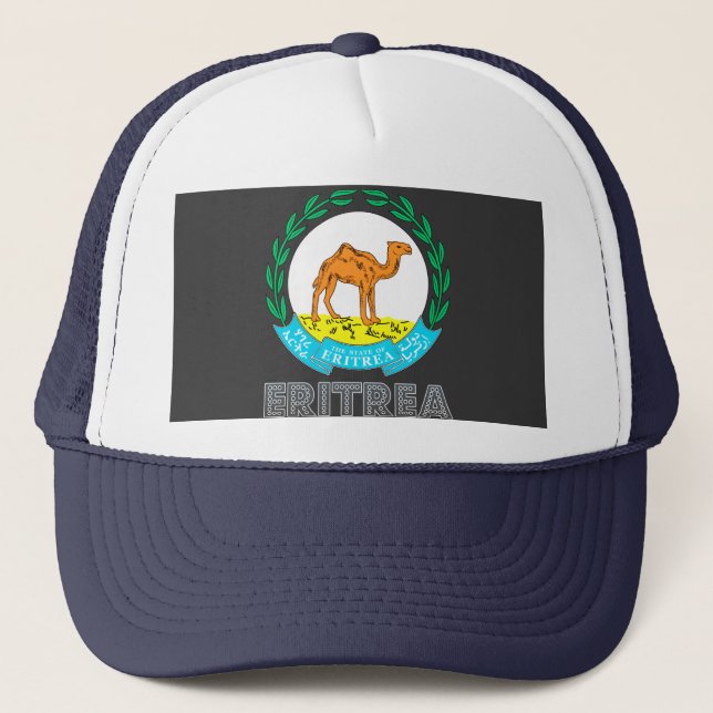 Gorra De Camionero Emblema del Eritrean (Anverso)