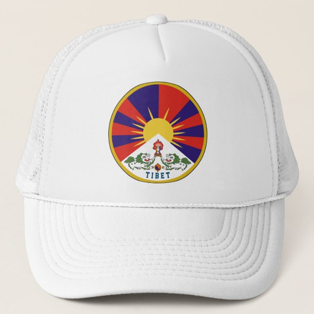 Gorra De Camionero Emblema del Tíbet (Anverso)