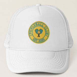 Gorra De Camionero Emblema del Vintage Pickleball Club Est. 2024