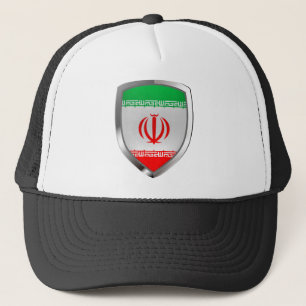 Gorra De Camionero Emblema metálico de Irán