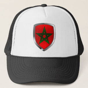 Gorra De Camionero Emblema metálico de Marruecos