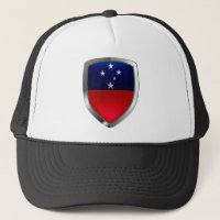Emblema metálico de Samoa
