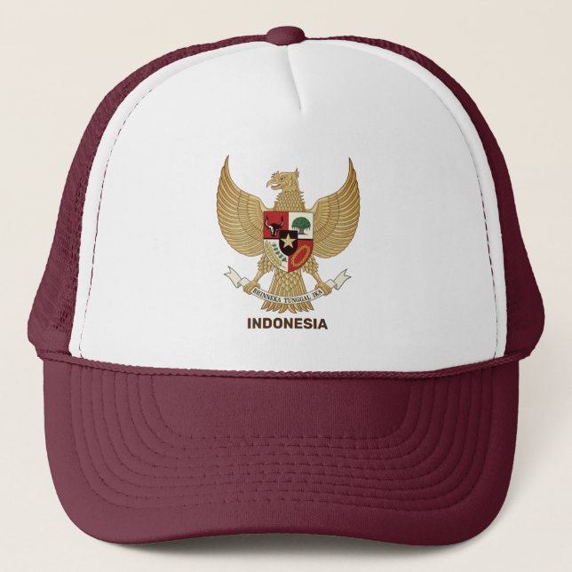 Gorra De Camionero Emblema nacional de Indonesia (Anverso)