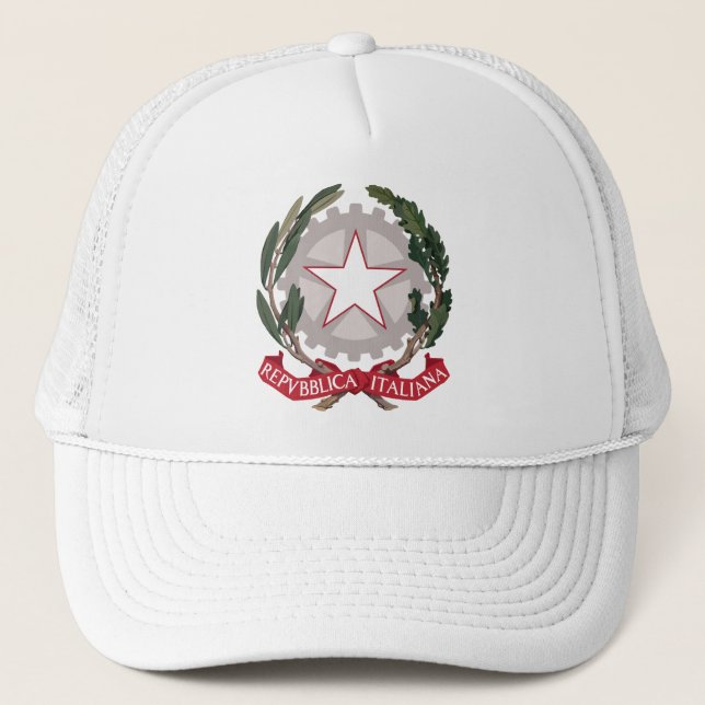 Gorra De Camionero Emblema nacional de Italia (Anverso)
