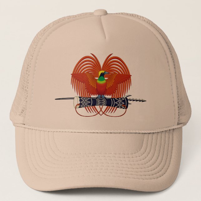 Gorra De Camionero Emblema nacional de Papúa Nueva Guinea (Anverso)