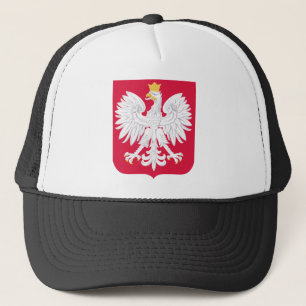 Gorra De Camionero Emblema polaco - Escudo de Polonia - Polska Herb P