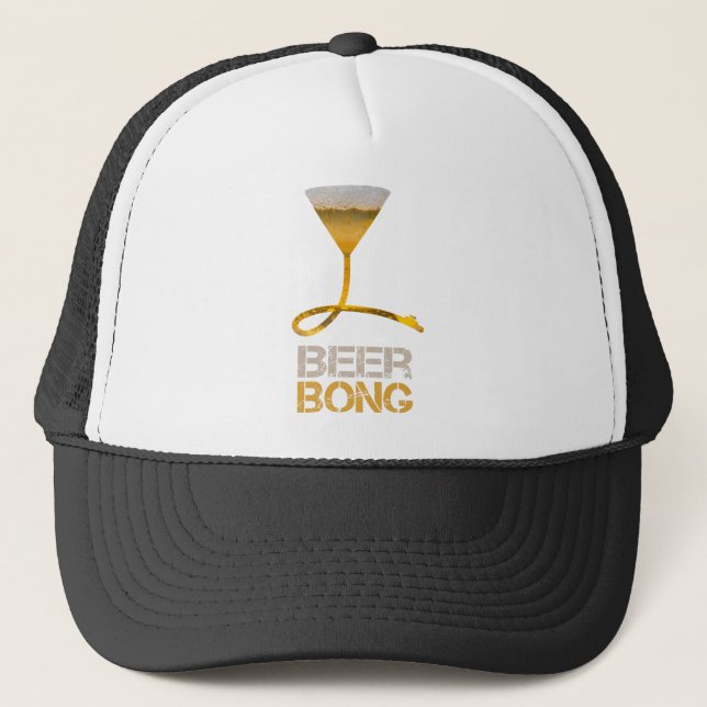 Gorra De Camionero Embudo de cerveza para spring break y despedida de (Anverso)