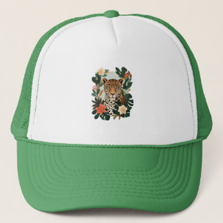 Gorra De Camionero Emerald Jaguar Tropical Cap
