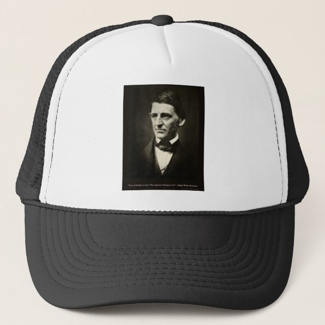Gorra De Camionero Emerson Love Of Beauty Es Taste Love Quote Gifts (Anverso)