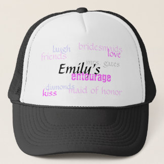 Gorra De Camionero Emily, comitiva, damas de honor, amor, diamantes…