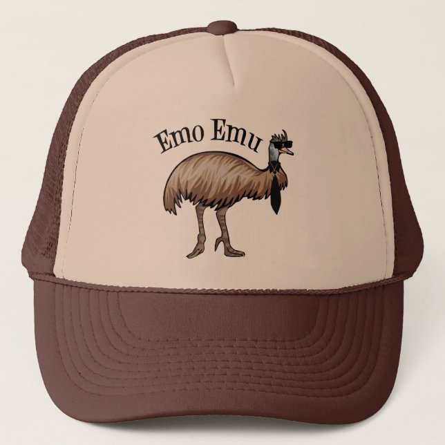 Gorra De Camionero Emo Emu (Anverso)