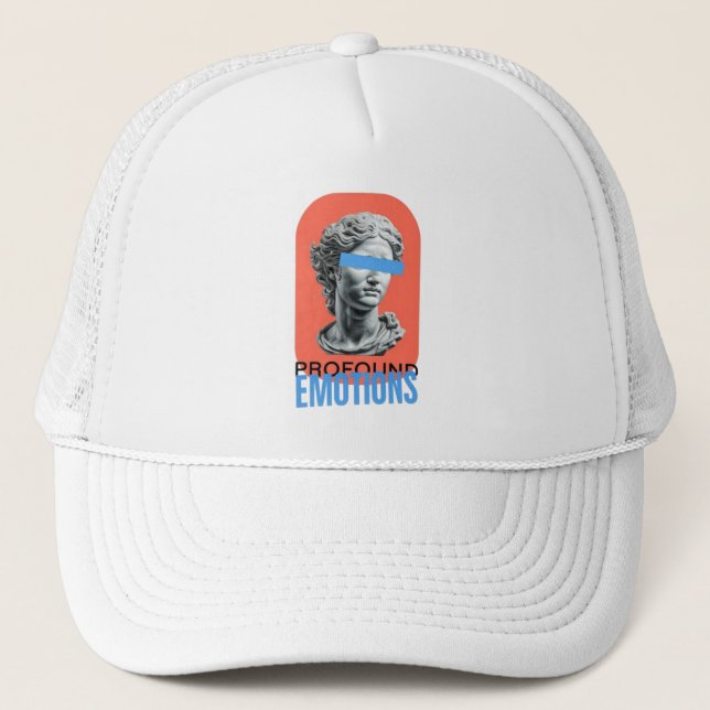 GORRA DE CAMIONERO EMOCIONES PROFUNDAS (Anverso)