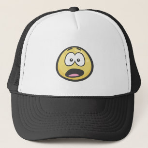 Gorra De Camionero Emoji: Cara angustiada