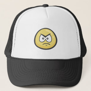 Gorra De Camionero Emoji: Cara enojada