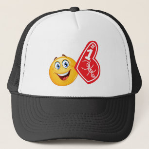 Gorra De Camionero emoji de aficionados al deporte