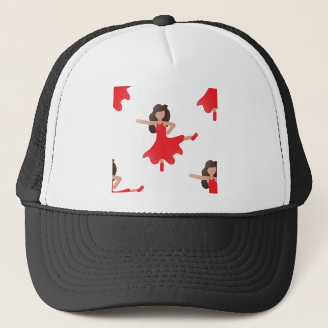 Gorra De Camionero emoji de bailarín (Anverso)