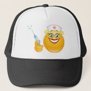 Gorra De Camionero emoji de enfermería
