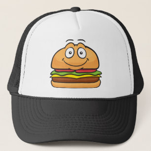Gorra De Camionero Emoji de la hamburguesa