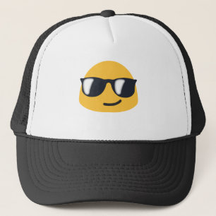 Gorra De Camionero Emoji de lentes de sol