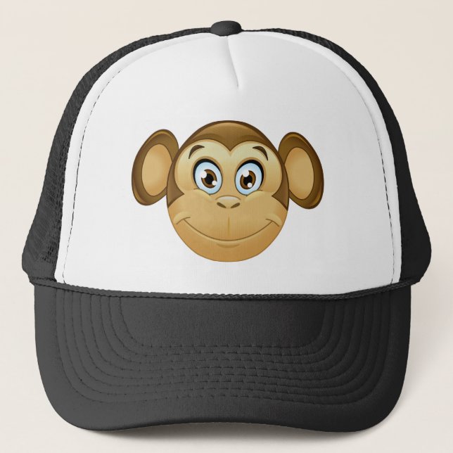 Gorra De Camionero emoji de mono (Anverso)