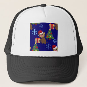Gorra De Camionero emoji de monos navidades santa