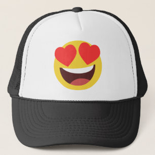 Gorra De Camionero Emoji de ojos cardíacos