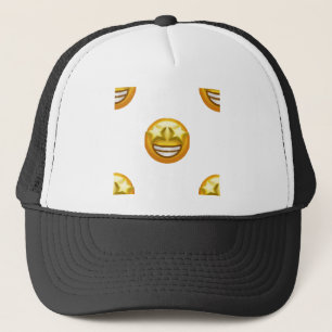Gorra De Camionero emoji de ojos de estrella