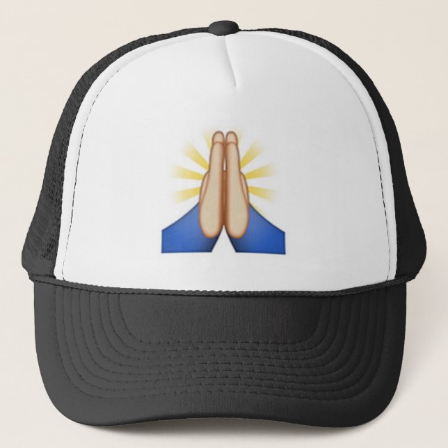 Gorra De Camionero emoji de oración (Anverso)
