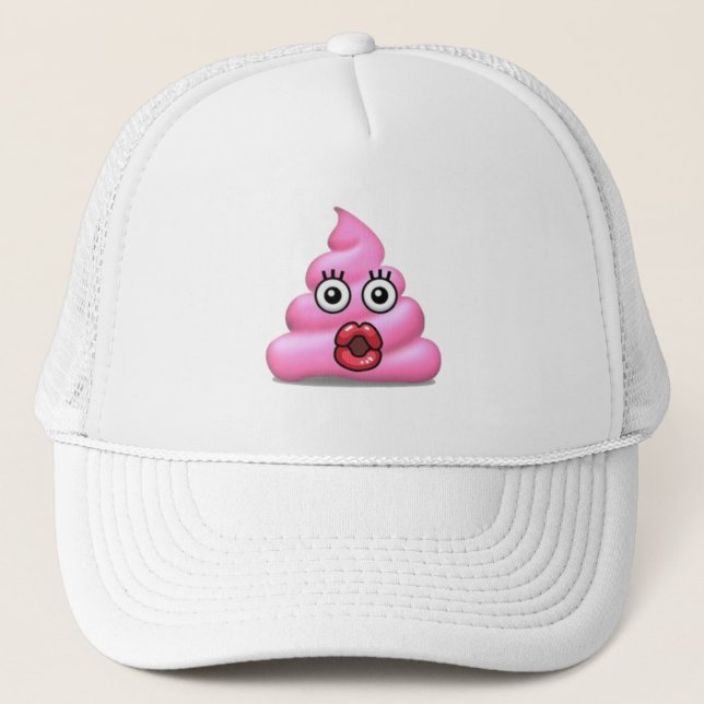 Gorra De Camionero emoji de poop (Anverso)