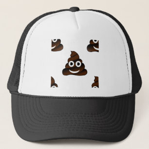 Gorra De Camionero emoji de poop divertida