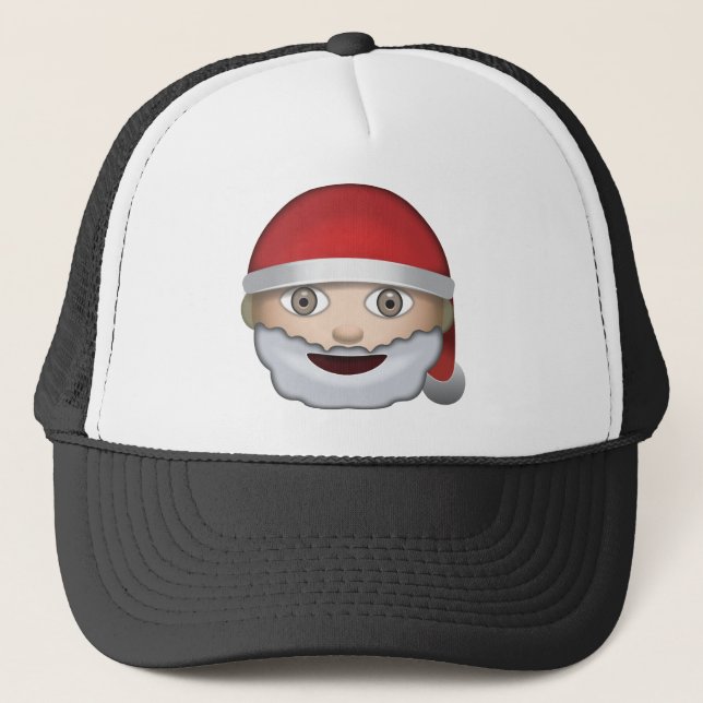 Gorra De Camionero Emoji del navidad del padre (Anverso)