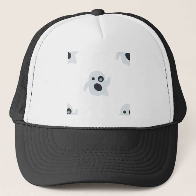 Gorra De Camionero emoji fantasma (Anverso)